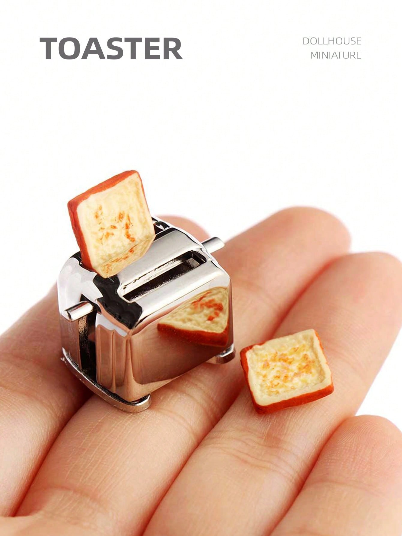 Diy Electronics Housing - Pemanggang Roti Miniatur Rumah Boneka 1:12,