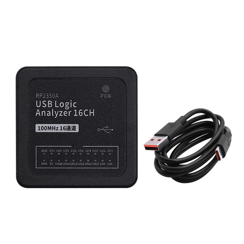 Logic Analyzer Usb - AAAF RP2350A Mikrokontroler 16CH USB-C USB