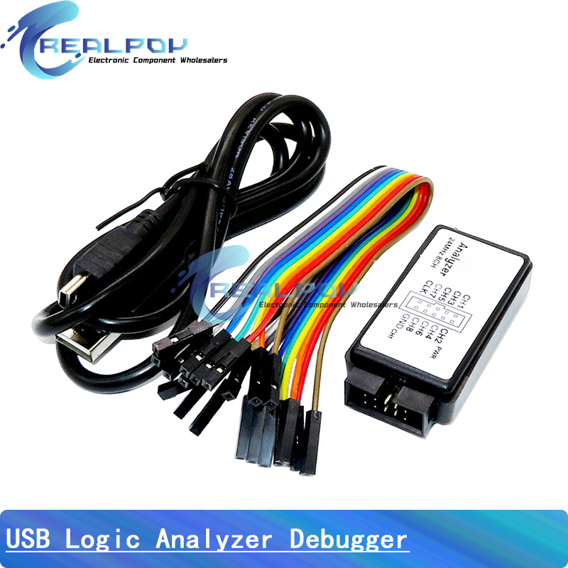 Logic Analyzer Usb - USB Logic Analyzer 24MHz 8 Channel
