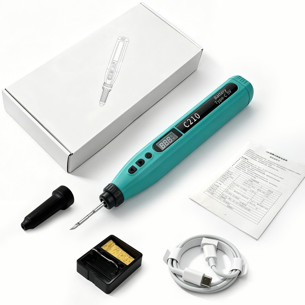 Diy Electronics Tools - Set besi solder USB digital pintar