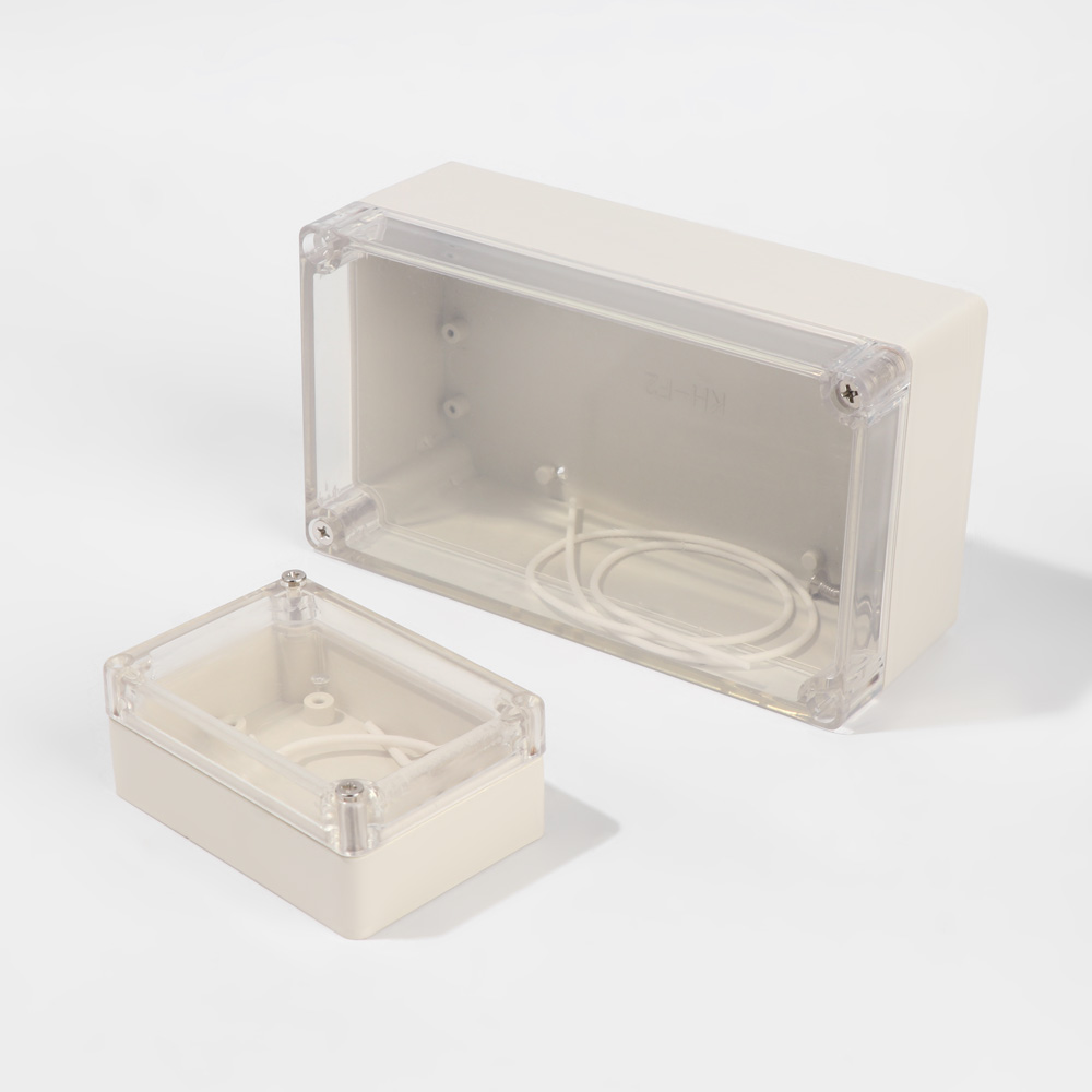 Diy Electronics Housing - Kotak sambungan plastik antiair putih kotak