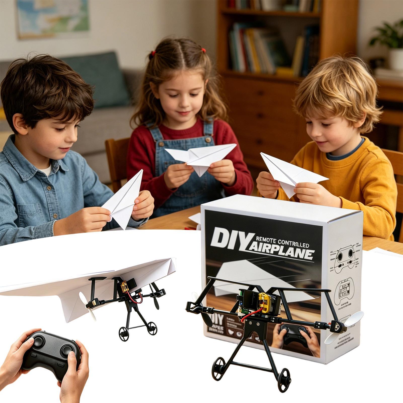 Diy Kit Elektronik - Kit Pesawat Kertas RC DIY Mainan