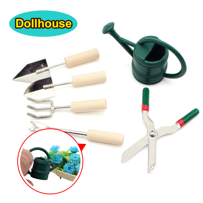 Diy Electronics Housing - 1/12 Set Alat Berkebun Miniatur Rumah