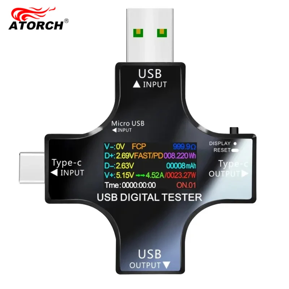 Logic Analyzer Usb - Penguji USB DC Tipe-C PD Voltmeter