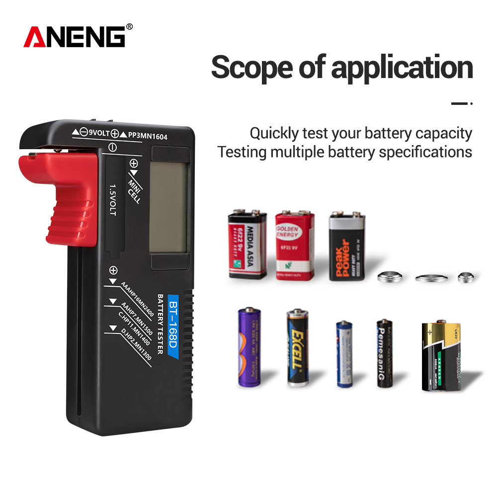 Diy Electronics Test Equipment - ANENG BT-168/ BT-168D Penguji Kapasitas Baterai