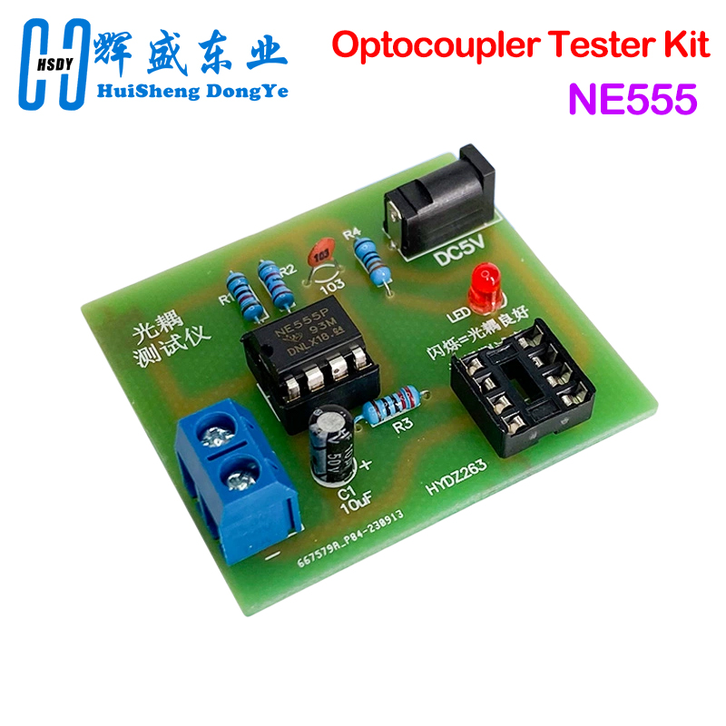 Diy Electronics Test Equipment - Kit Penguji Optocoupler 555 Kit Suku