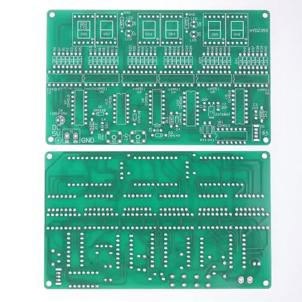 Diy Electronics Projects For Students - Kit Jam DIY 6 Digit untuk
