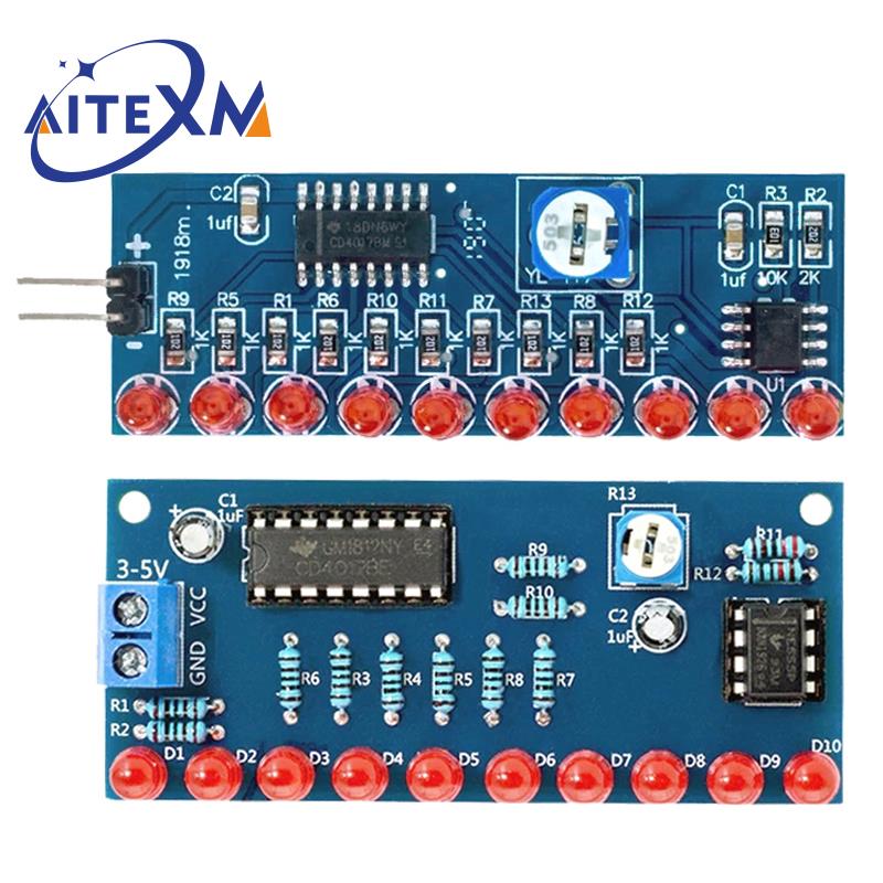 Diy Electronics Lab - Kit elektronik pintar Ne555 + CD4017