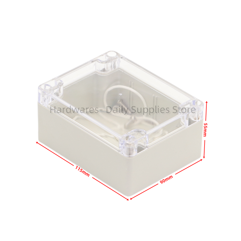 Diy Electronics Housing - 1 buah sarung plastik bening antiair,