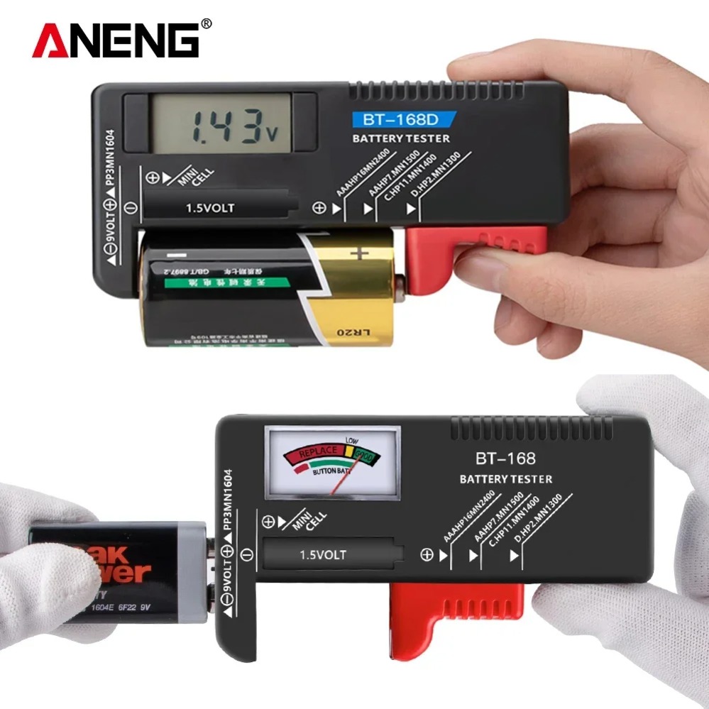 Diy Electronics Test Equipment - Penguji Baterai ANENG BT-168/ BT-168D Digital