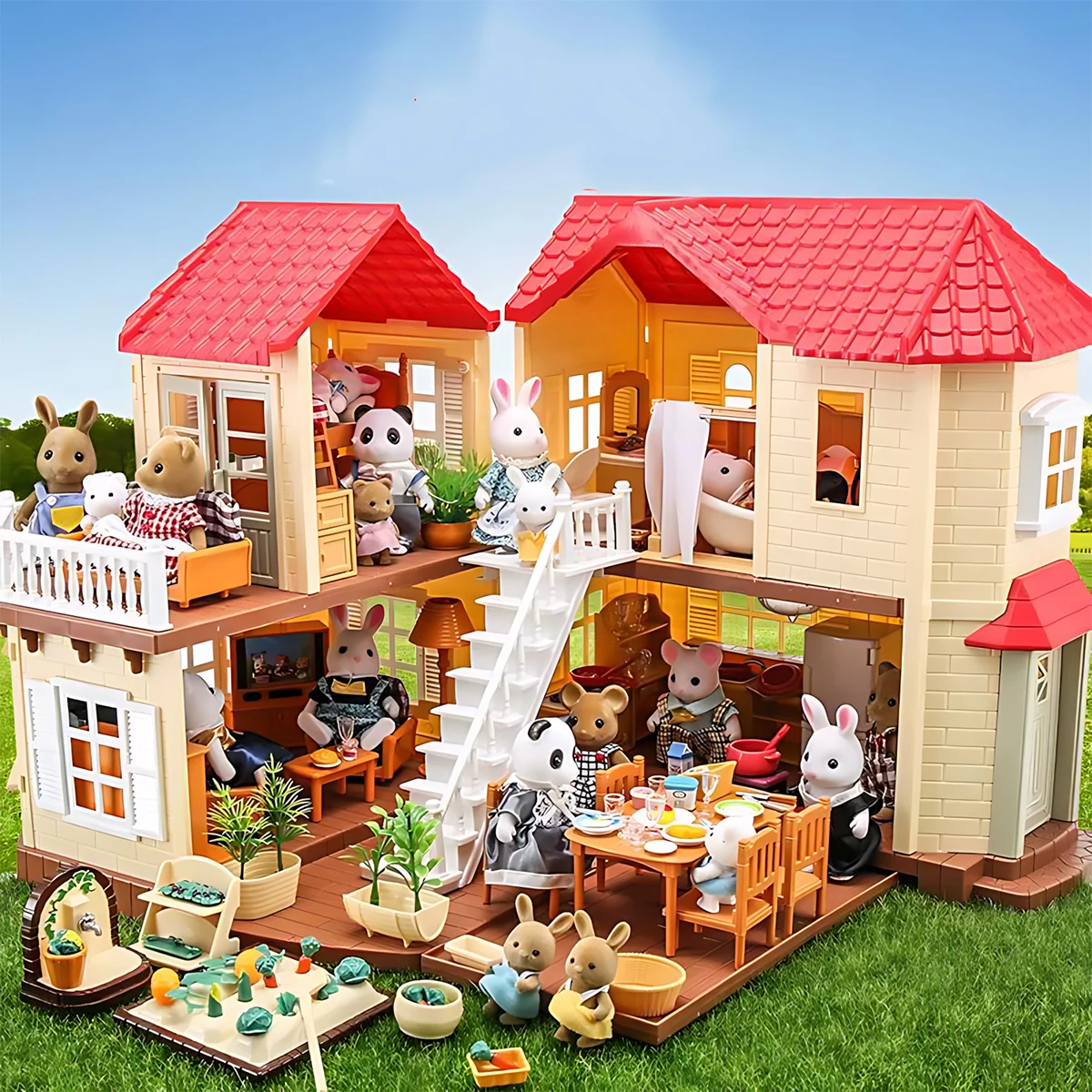 Diy Electronics Housing - Furnitur Miniatur 1:12 Rumah Boneka Dapur