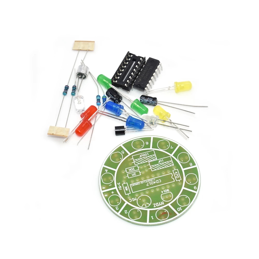 CD4017 Warna-warni Kontrol Sua - Diy Electronics Lab ulasan dan harga