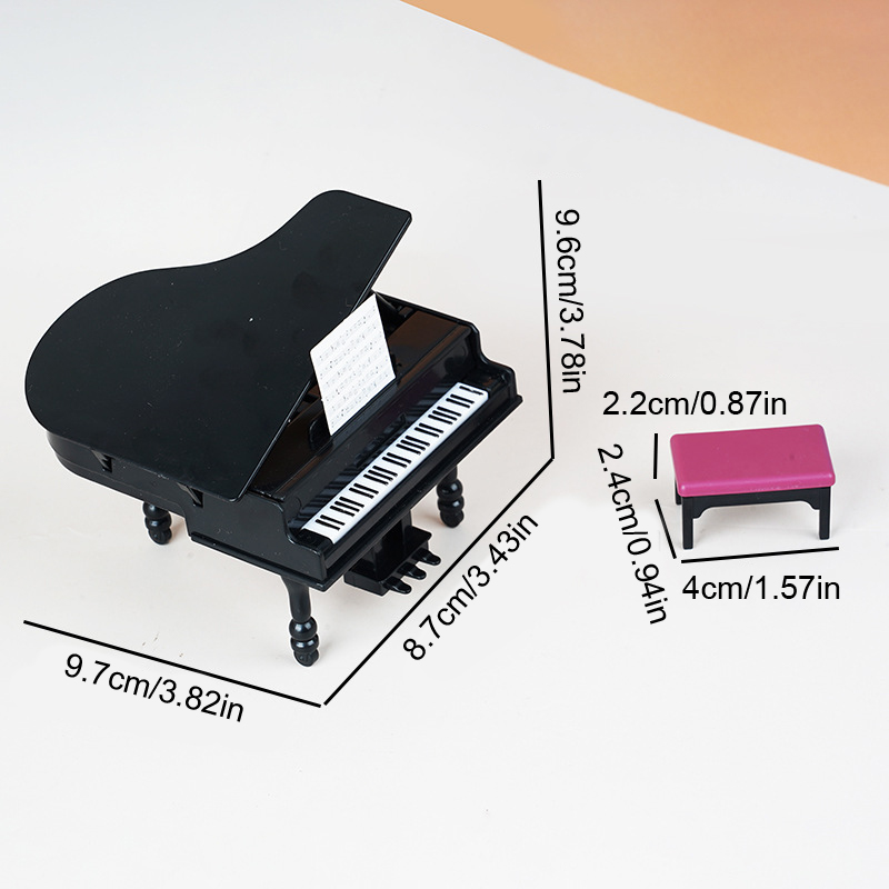 1:12 Miniatur Piano Rumah Bone - Diy Electronics Housing ulasan dan harga