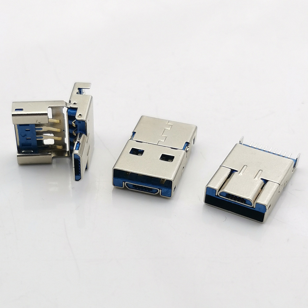 10 Buah USB3.0 Tipe A + Konekt - Smd Solder Paste ulasan dan harga