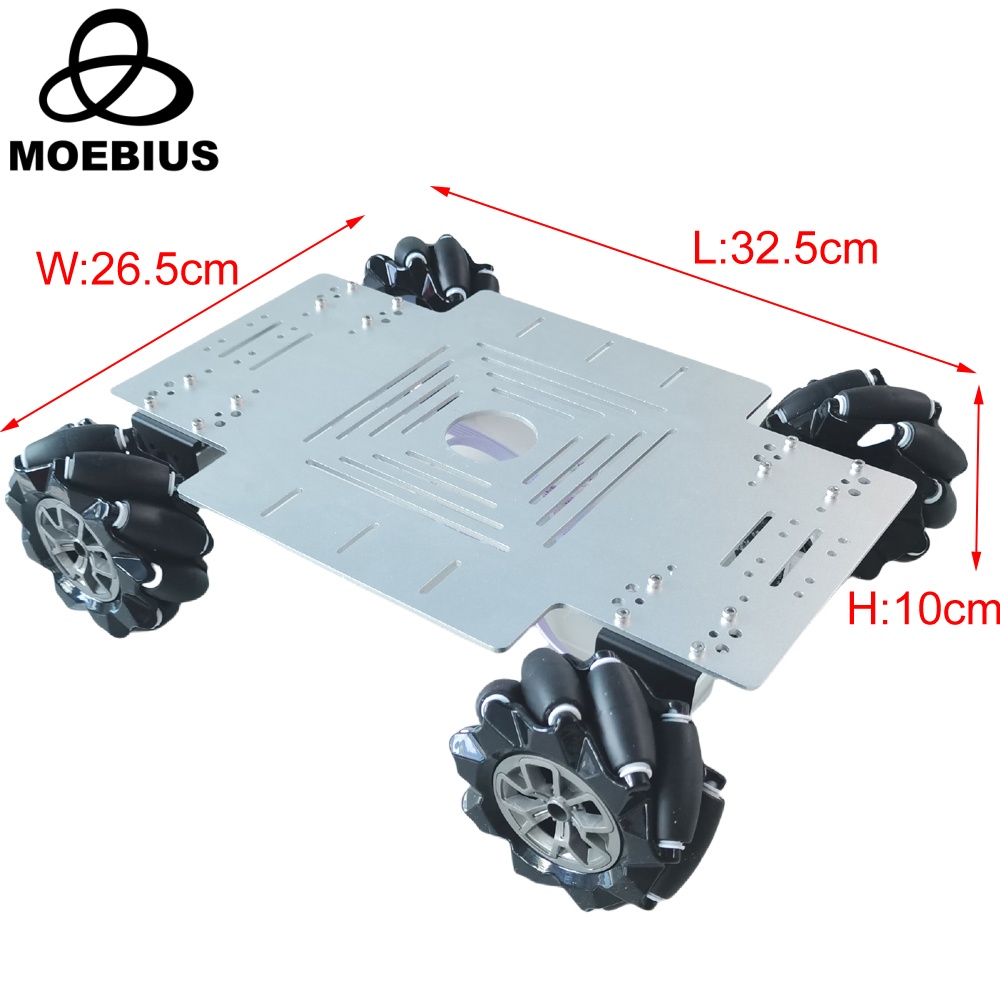 Kit Mobil Robot Roda Mecanum 4 - Diy Kit Elektronik ulasan dan harga