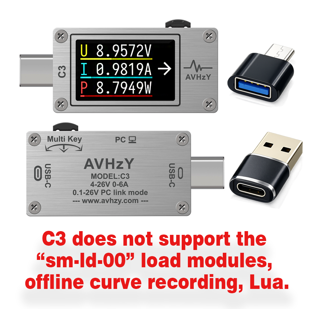 AVHzY USB 3.1 Meteran Daya Mul - Logic Analyzer Usb ulasan dan harga