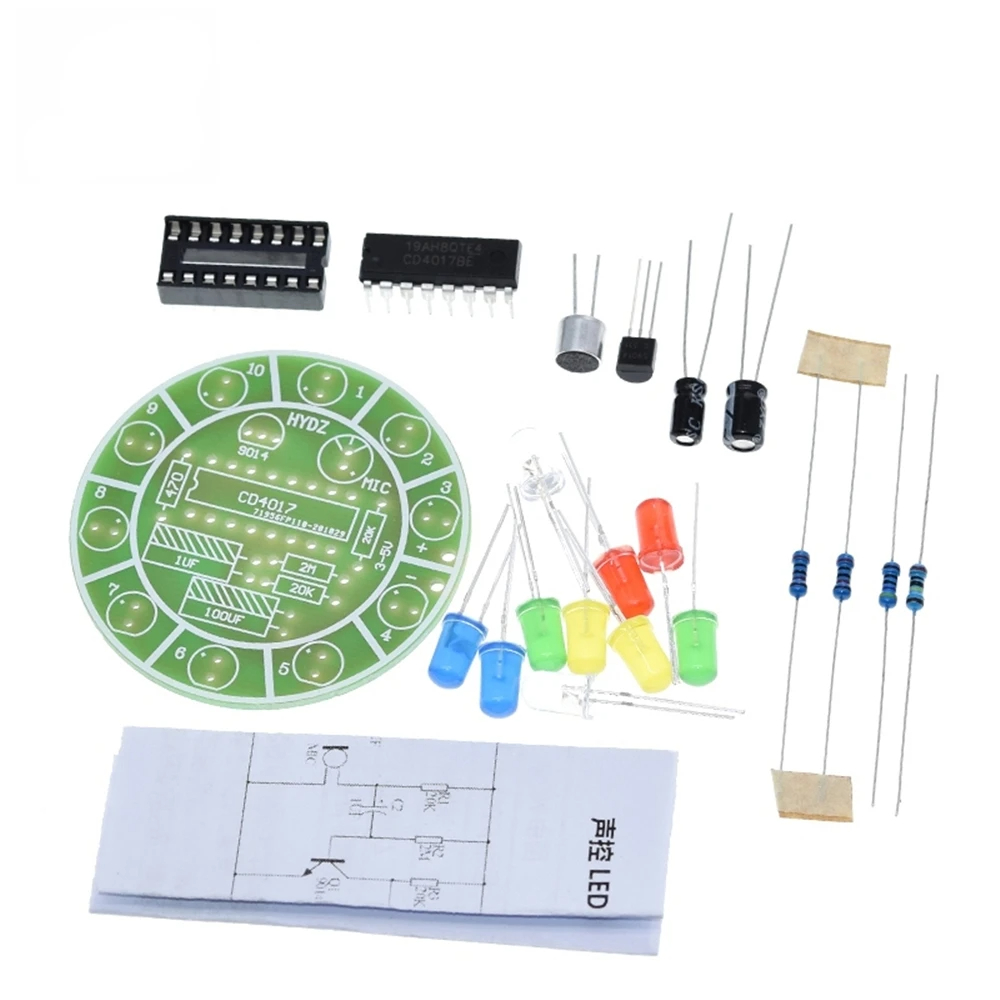 CD4017 warna-warni kontrol sua - Diy Electronics Lab ulasan dan harga