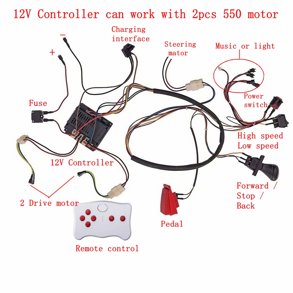 Mobil listrik anak DIY dimodif - Diy Electronics Button ulasan dan harga