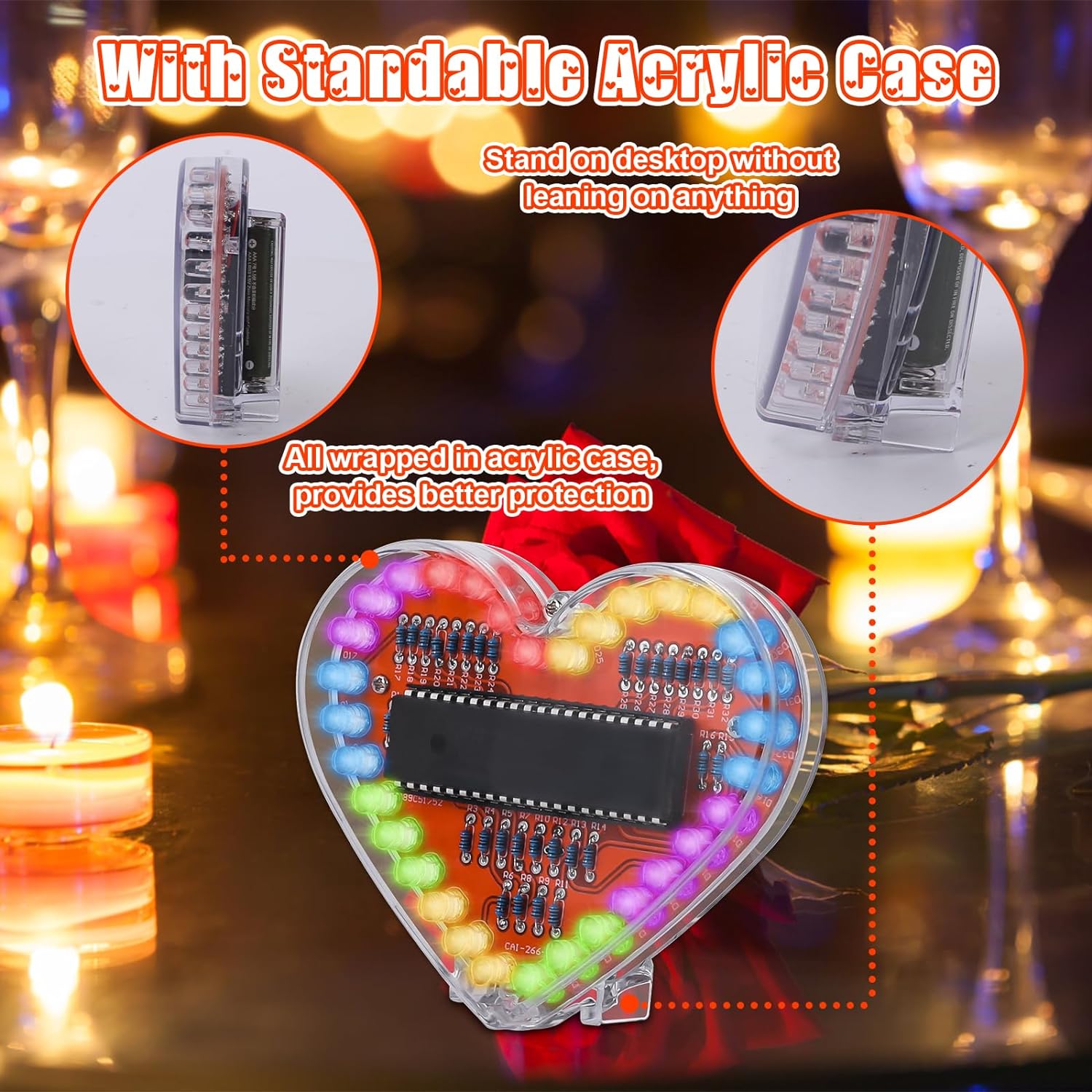 Kit elektronik DIY, lampu LED  - Diy Electronics Projects For Students ulasan dan harga