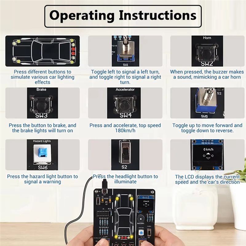 JABS-DIY Kit Praktik Simulasi  - Diy Electronics Projects For Students ulasan dan harga