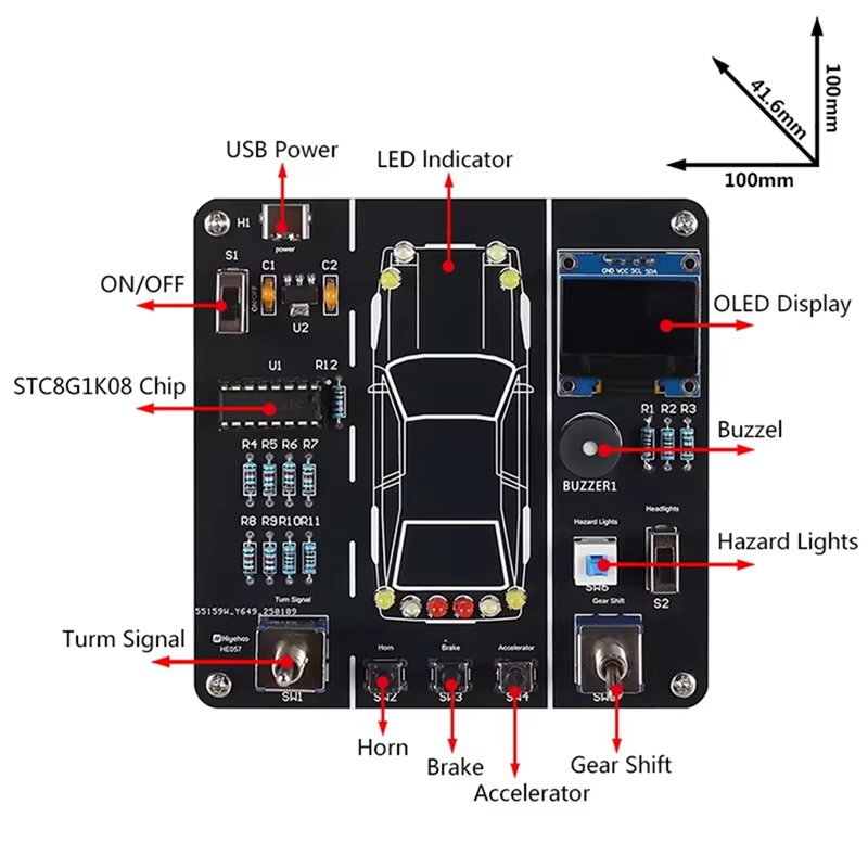 JABS-DIY Kit Praktik Simulasi  - Diy Electronics Projects For Students ulasan dan harga
