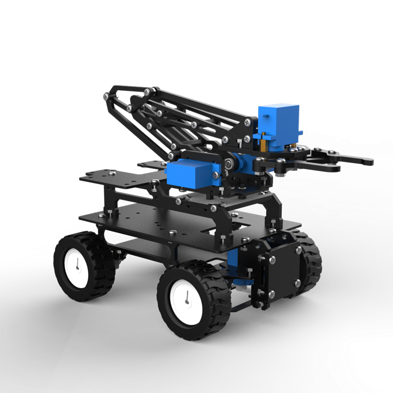 Mobil Robot Akrilik 4WD dengan - Diy Kit Elektronik ulasan dan harga