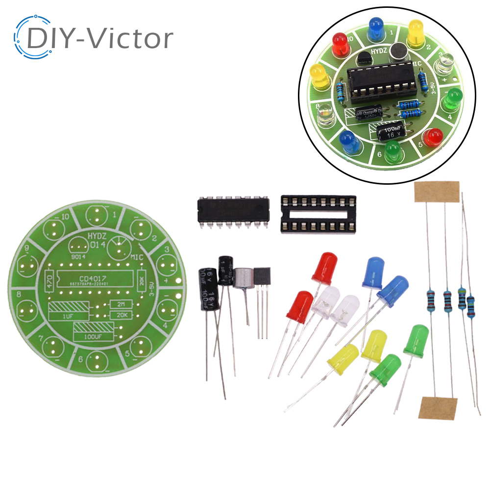 CD4017 warna-warni kontrol sua - Diy Electronics Lab ulasan dan harga