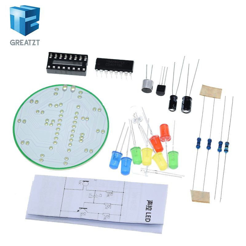 GREATZT CD4017 Kit Lampu LED B - Diy Electronics Lab ulasan dan harga
