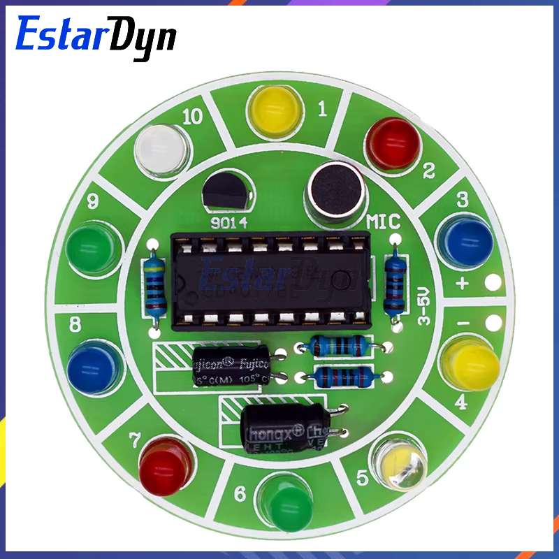 Estardyn CD4017 kit lampu LED  - Diy Electronics Lab ulasan dan harga