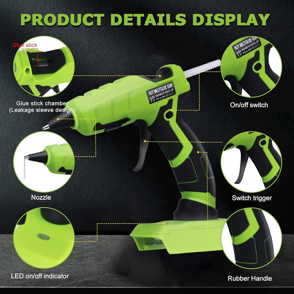 Pistol lem mencair panas tanpa - Black+Decker Tool 20V Max ulasan dan harga