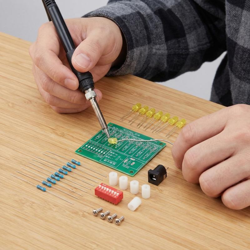 Kit Latihan Penyolderan Elektr - Diy Electronics Lab ulasan dan harga