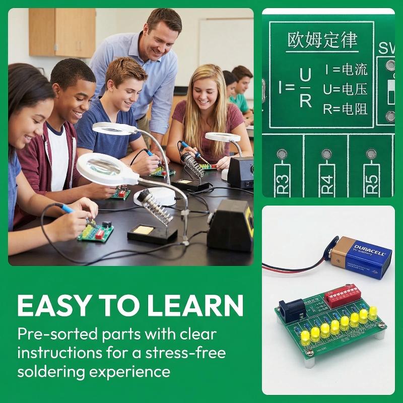 Kit Solder Elektronik untuk Si - Diy Electronics Test Equipment ulasan dan harga