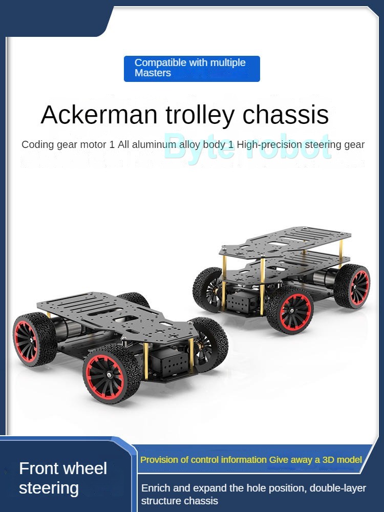 5KG beban 4WD Robot mobil Acke - Diy Kit Elektronik ulasan dan harga