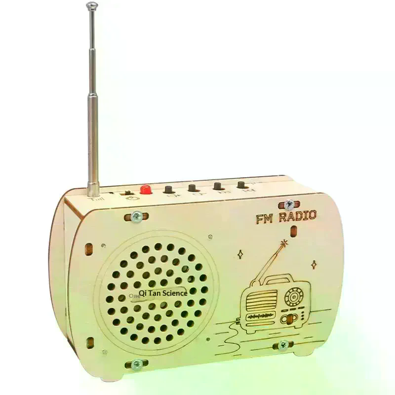 /Cna/DIY Kit Radio FM Kayu Vin - Diy Electronics Projects For Students ulasan dan harga