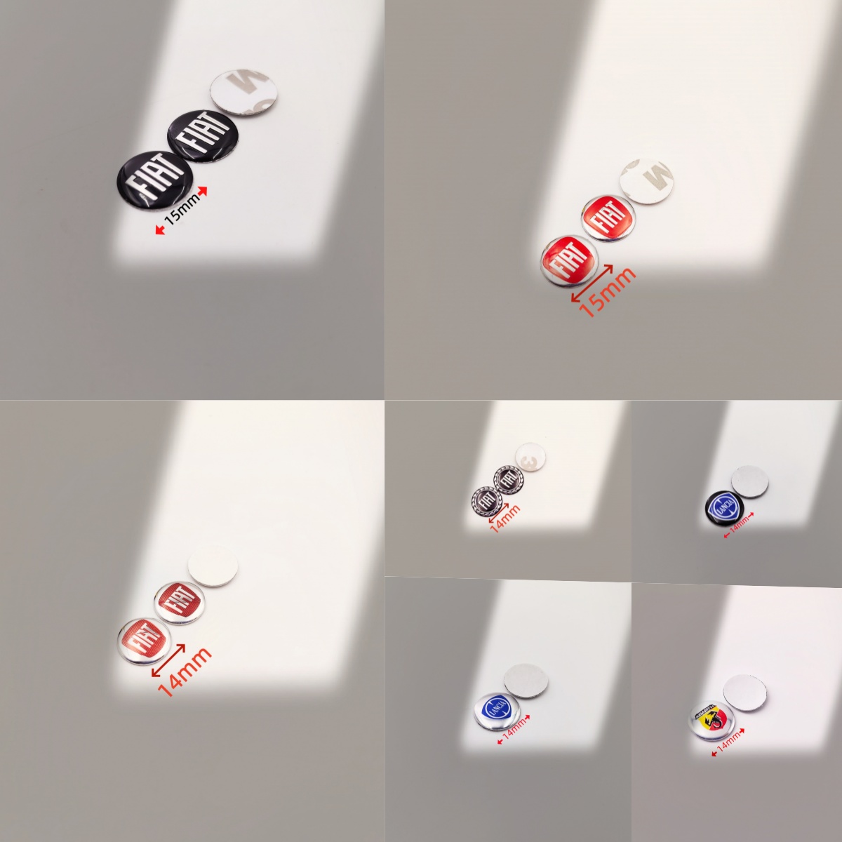 50/40 Buah FIAT Abarth Lancia  - Diy Electronics Button ulasan dan harga