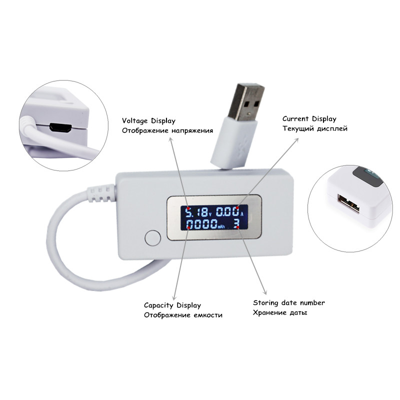Layar LCD USB Tester ponsel, p - Logic Analyzer Usb ulasan dan harga