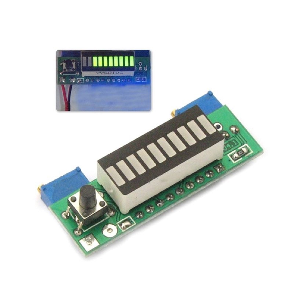 LM3914 10 segmen 3.7V Lithium  - Diy Electronics Test Equipment ulasan dan harga
