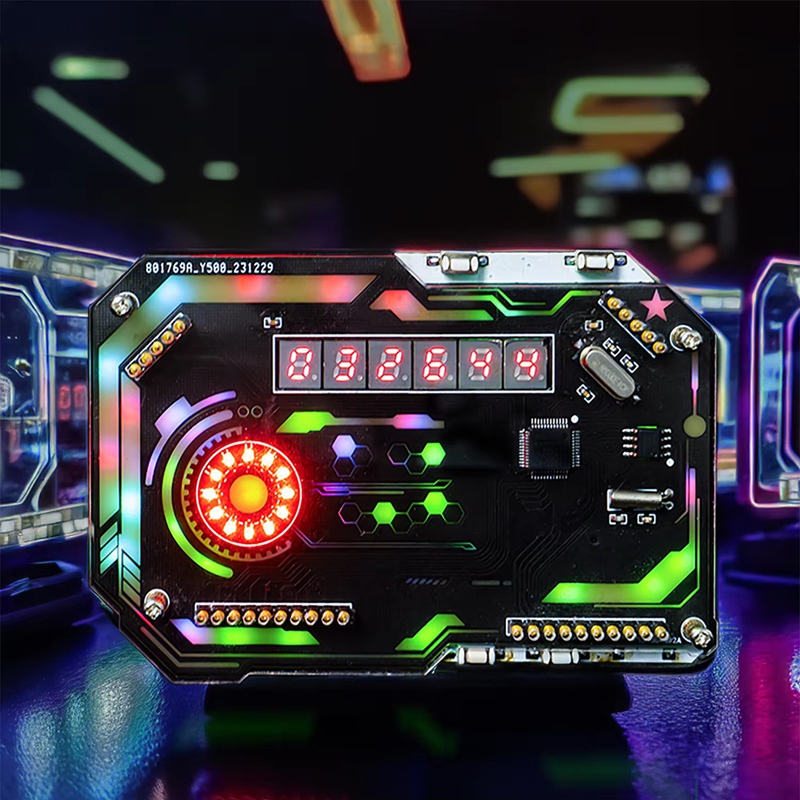 WISH Jam Digital Desktop Kit D - Diy Innovative Electronics ulasan dan harga